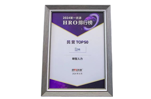 2024第一资源HRO排行榜
